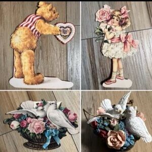 Lot of 3-Victorian Charms -The Gifted Line-John Grossman - Matching Ornament